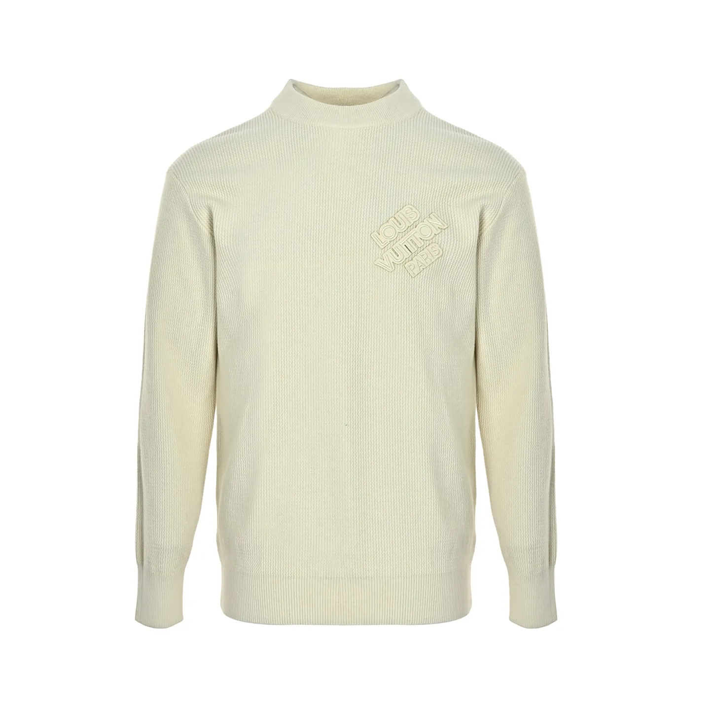 Louis Vuitton/Louis Vuitton Letter Embroidered Round Neck Sweater